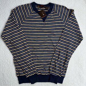 Vintage NWT Yves Saint Laurent Sportswear Striped Long Sleeve Shirt